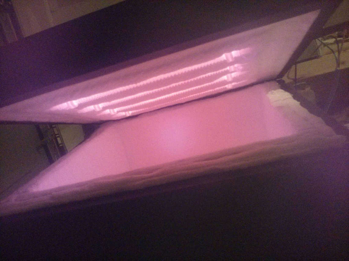 Kiln at 1460 degrees