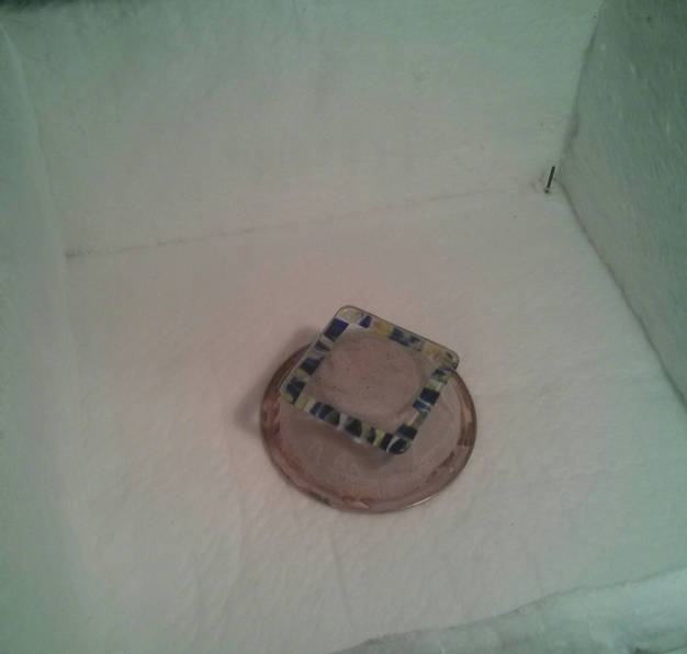 Piece ready to be draped