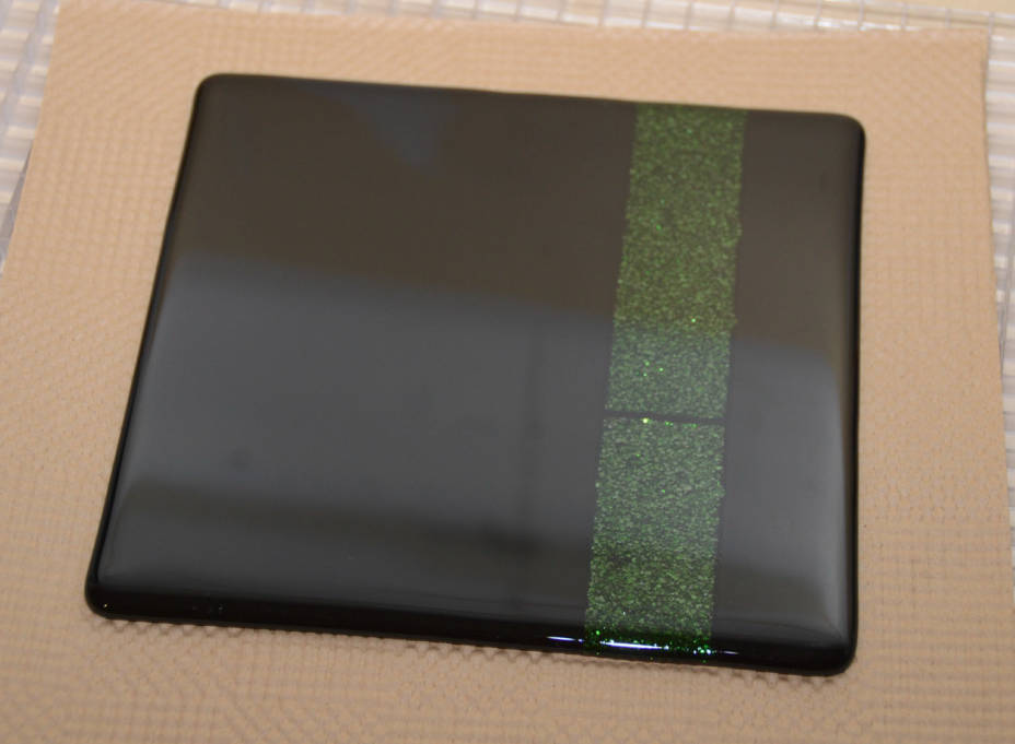 Green stipe piece fused